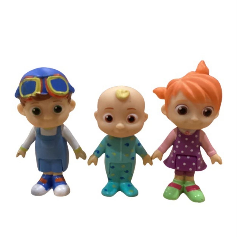 CocoMelon Action Figures Tom Tom YoYo and JJ